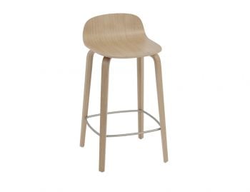 Visu Bar Stool in Wood by Mika Tolvanen for Muuto image