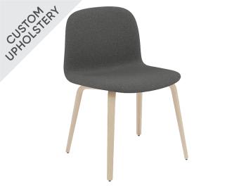 Visu Wide Chair Upholstered with Wooden Base by Mika Tolvanen for Muuto image