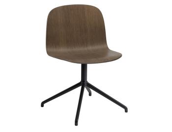 Visu Wide Chair Wood with Swivel Base by Mika Tolvanen for Muuto image