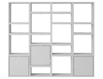 Stacked Storage System Bookcase Configuration 4 by JDS for Muuto image