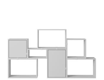 Stacked Storage System Bookcase Configuration 6 by JDS for Muuto image