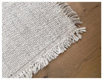 Ulster Floor Runner White by Baya image