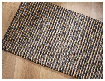 Lima 100x60cm Floor Mat Charcoal by Baya image